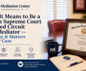 What It Means to Be a Florida Supreme Court Certified Circuit Civil Mediator — And Why It Matters for Your Case